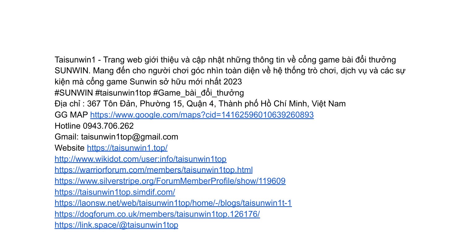Tải Sunwin mới mẻ nhất - Trải nghiệm đặt phần đông lúc}{đặt cược cao nhất cũng như an ninh nhất thời gian này